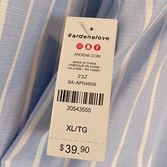 Striped button up dress - Picture 3 of 4